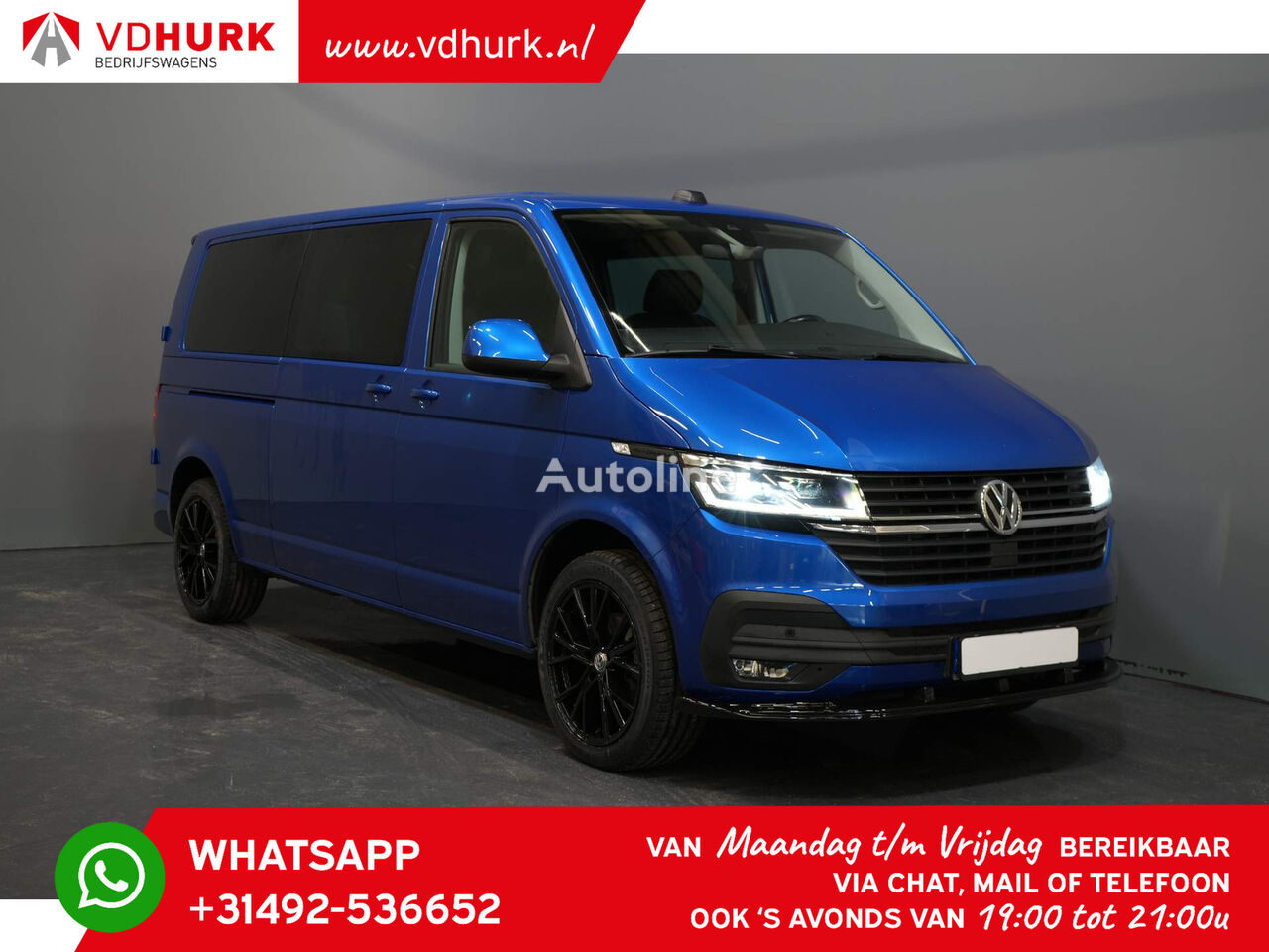 封闭箱式车 Volkswagen Transporter T6.1 2.0 TDI 150 pk DSG Aut. L2 DC Dubbel cabine/ Ad