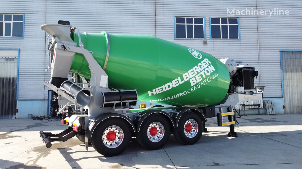 混凝土搅拌半挂车 Semix 12 m³ SemiTrailer BetonMixer