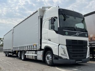 新侧帘货车 Volvo FH500, XXL cab, Wielton Jumbo + 带侧帘拖车