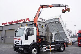 自卸车 IVECO Eurocargo 160E22 EEV Dump truck / Bortmatic / Crane FASSI F95A.0