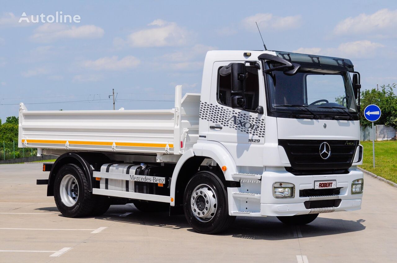 自卸车 Mercedes-Benz AXOR 1829 - TROJSTRANNÝ SKLÁPAČ / VYKLÁPAČ / EURO4