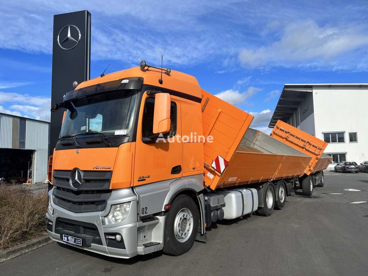 自卸车 Mercedes-Benz Actros 2548 LL 6x2 Retarder Navi Lift Euro6 TÜV