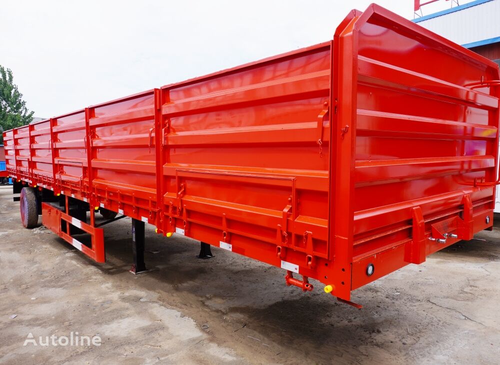 新运粮半挂车 TITAN 60 Ton Grain Hoppers Transport Side Panel Semi Trailer - S