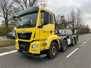 带挂钩升降式装卸车 MAN TGS 35.440 / 8x2x6 / Silosteller Combi / Funk
