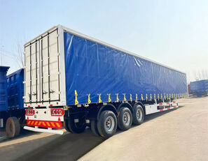 新带侧帘半挂车 TITAN 3 Axle Curtainsider Semi-trailer for Sale - W