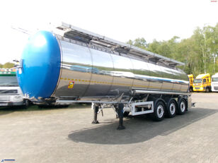 化学品罐拖车 Feldbinder Chemical (non ADR) tank inox 34 m3 / 1 comp