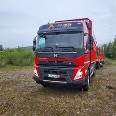 新木材运输车 Volvo FMX 500 + 木材运输拖车