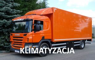 厢式货车 SCANIA P 280 Sypialna Euro5 kontener 19 p duża winda Sproradzony