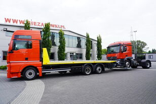 小汽车运输车 MAN TGX 24.440 XXL , E6 , 6x2 , NEW BODY 7,5m , hydraulic , 2x winch