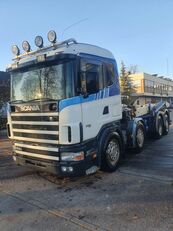 水泥罐车 SCANIA 164 G 580 V8 4-Achser 8x2 mit BERÖ-Silosteller Aufbau