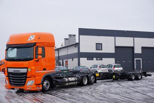 底盘卡车 DAF 106 / 460 / SSC / ACC / EURO 6 / ZESTAW MEGA BDF / 2 X 7,8 M + 底盘拖车