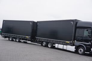 侧帘货车 DAF 106 / 480 / SSC / ACC / EURO 6 / ZESTAW PRZEJAZDOWY 120 M3 + 带侧帘拖车