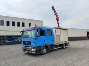 侧帘货车 MAN TGL 10.250 Doka Servicewagen kraan