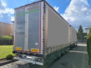 侧帘货车 VOLVO FH4 460 E6 ZESTAW TANDEM 120m3 / 2016.07 / I-park cool ,Serwis + 带侧帘拖车