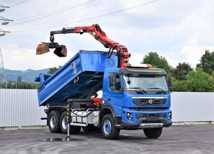 自卸车 VOLVO FMX 370 6x4 Darus 2 old billencs PALFINGER Epsilon Q150 Z