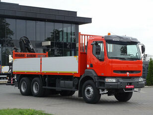 平板卡车 RENAULT Kerax 370 dci 6x4 Darus HIAB 144