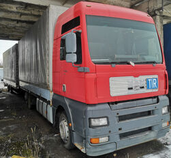 带防水布卡车 MAN TGA 26.410 XXL + 带防水布拖车