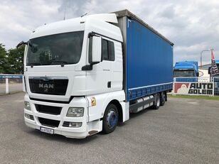 带防水布卡车 MAN TGX 24.440 flatbed