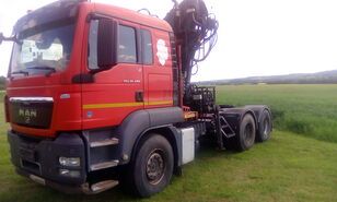 木材运输车 MAN TGS 26.480 6x4 BB + 木材运输拖车