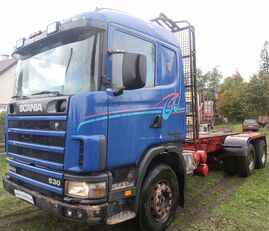 木材运输车 SCANIA R144 6x4, full steel, manual, big axle